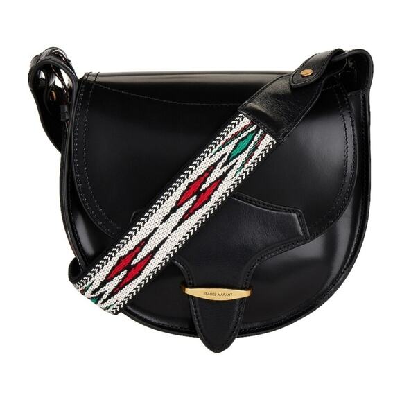 Isabel Marant Botsy Bag in Black Shoulder Purse With Dustbag Leather - Picture 1 of 16